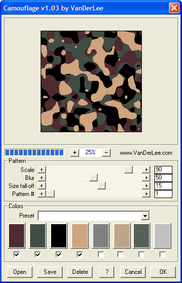 Camouflage screenshot Camouflage screenshot